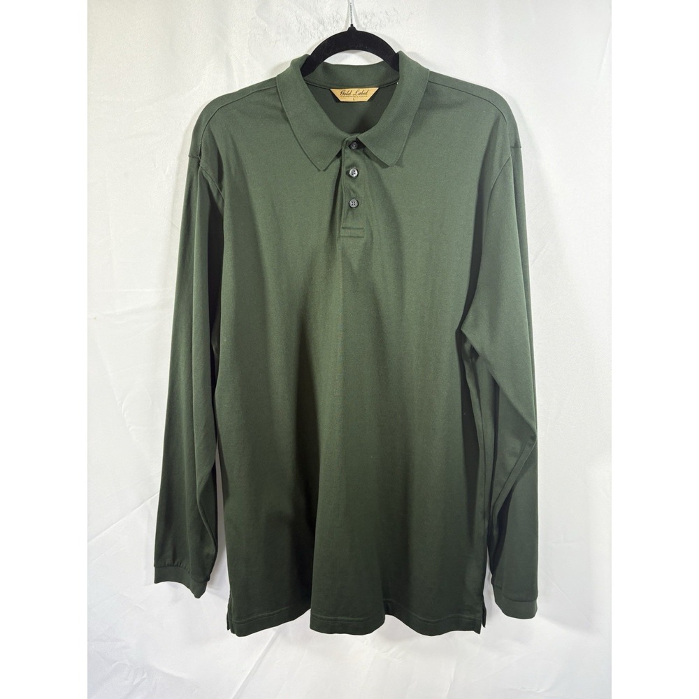 Roundtree & Yorke polo shirt size L gold label pullover